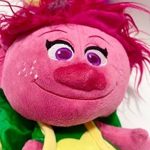 DreamWorks Trolls Poppy Plush – Large 20″ Stuffed Doll with Pink Hair